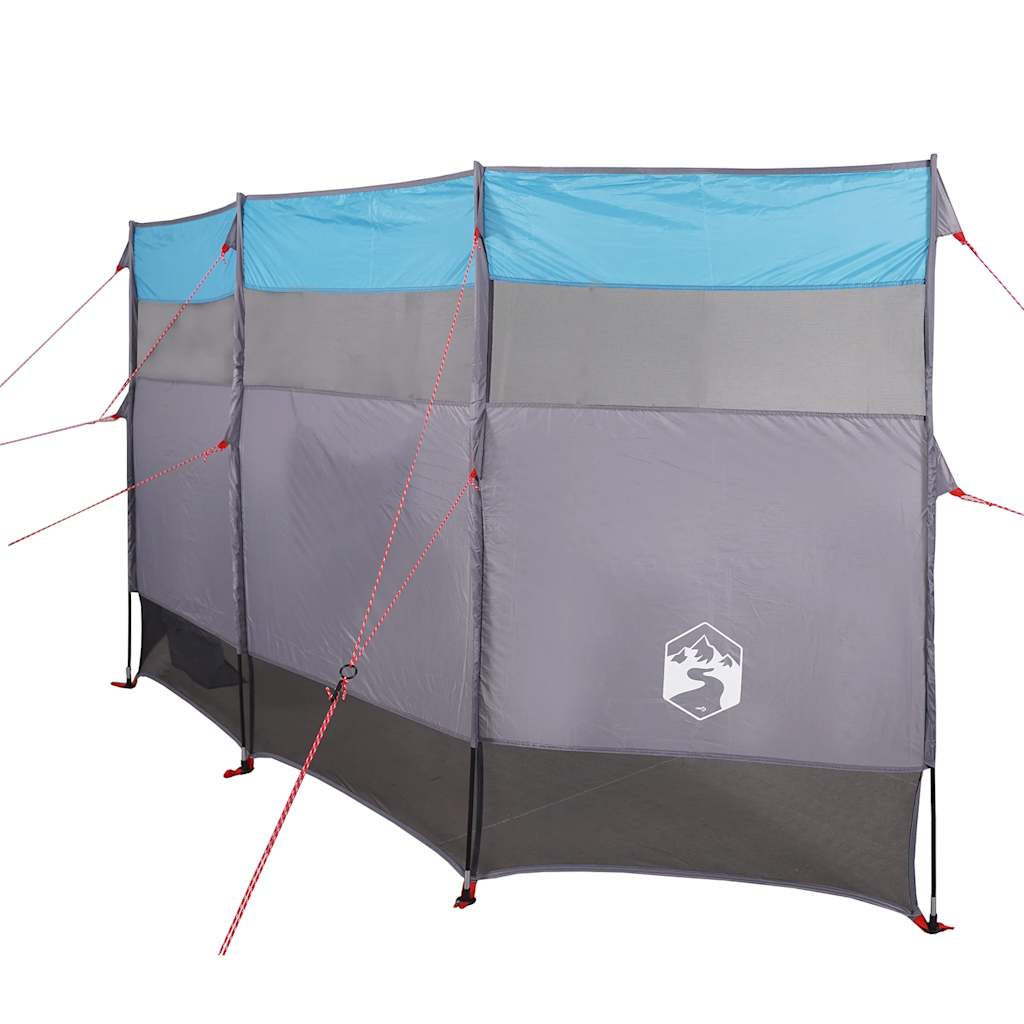 Camping Windbreak Blue 366x152x152 cm Waterproof