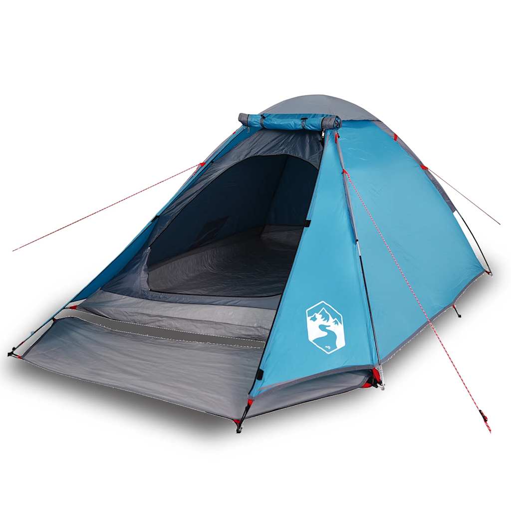 Camping Tent Dome 2-Person Blue Waterproof