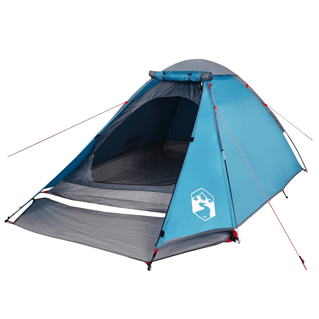 Camping Tent Dome 2-Person Blue Waterproof
