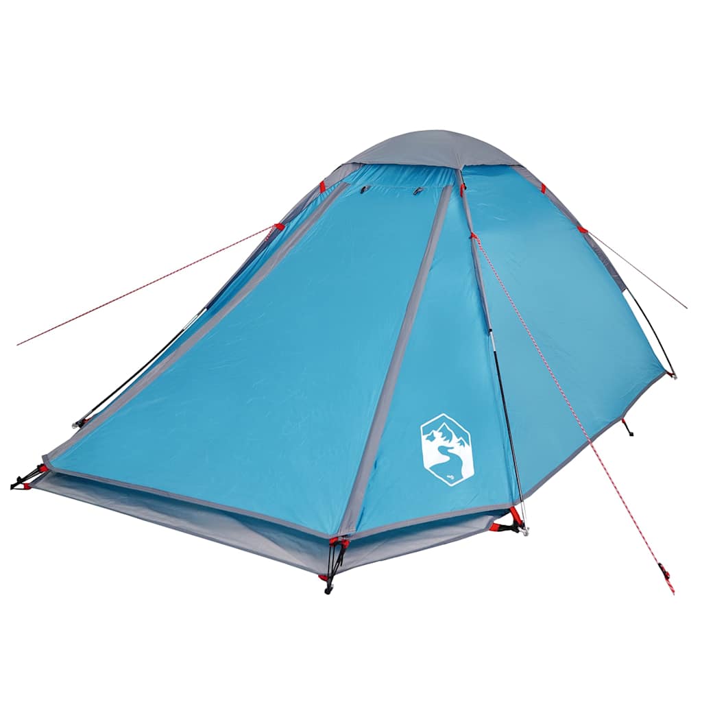 Camping Tent Dome 2-Person Blue Waterproof