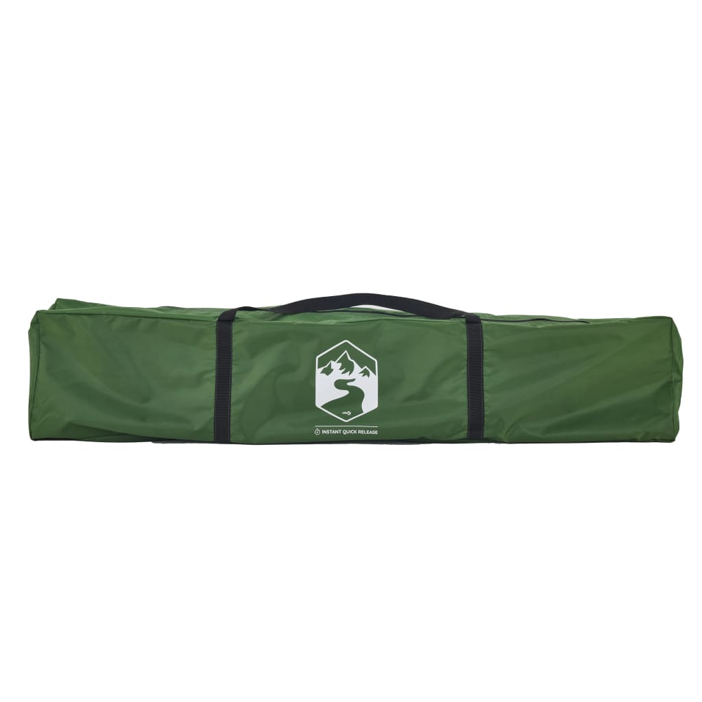 Camping Tent Dome 3-Person Green Quick Release