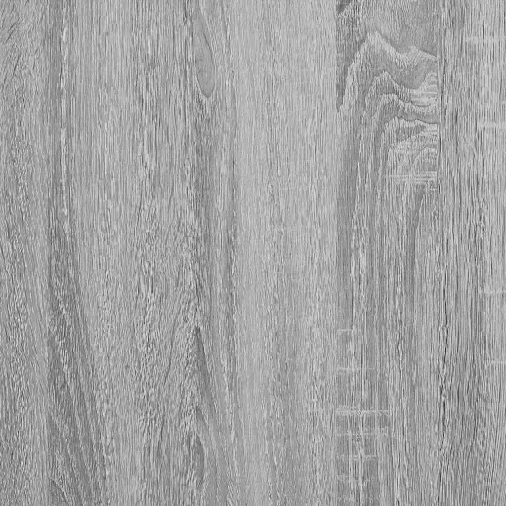 Coffee Table Grey Sonoma 85x50x50 cm Engineered Wood and Metal