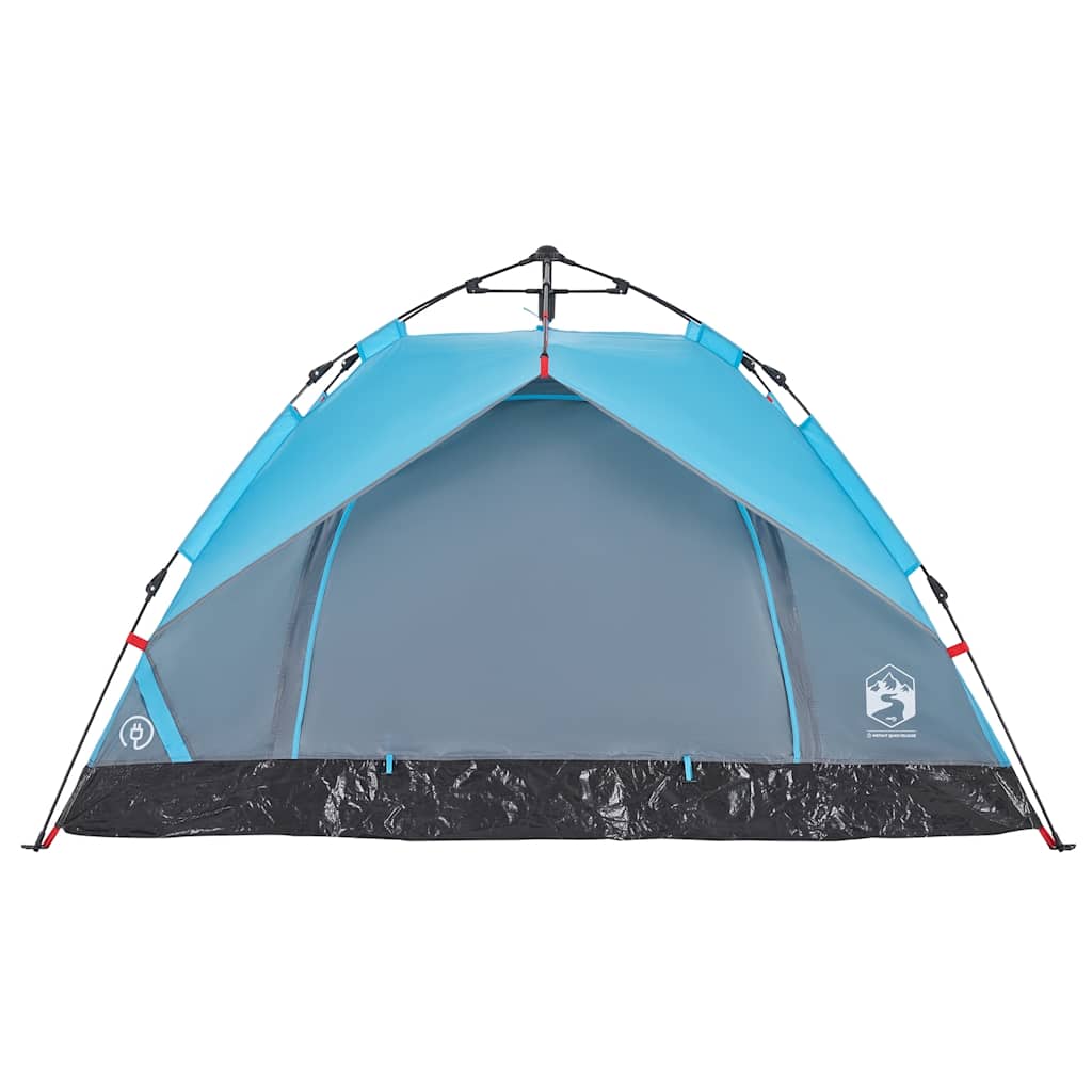 Camping Tent Dome 2-Person Blue Quick Release