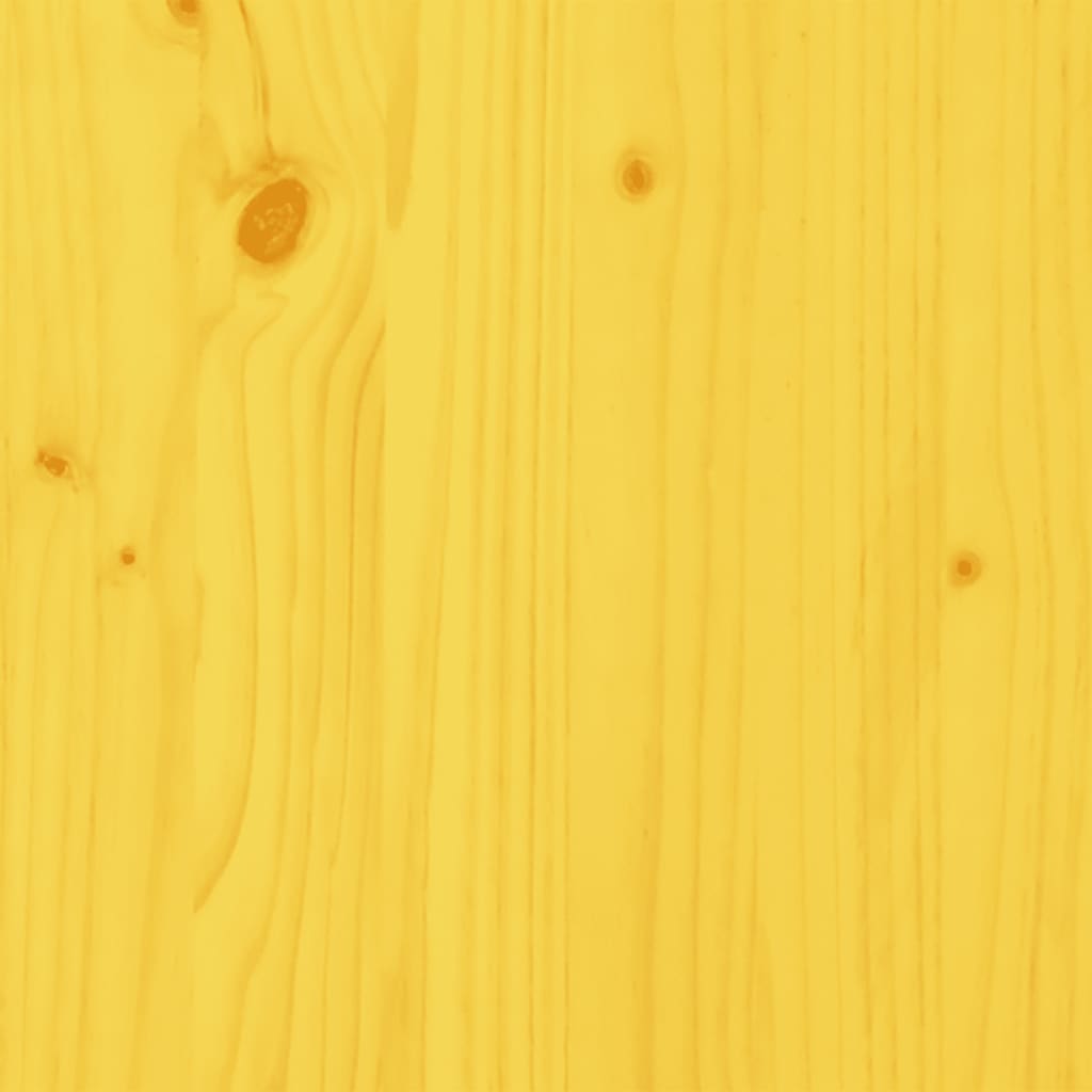 Adirondack Chair with Ottoman Yellow Solid Wood Fir