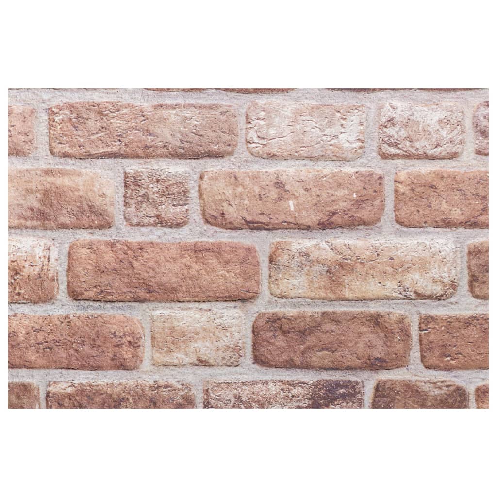 3D Wall Panels 10 pcs Brown 100x50 cm EPS