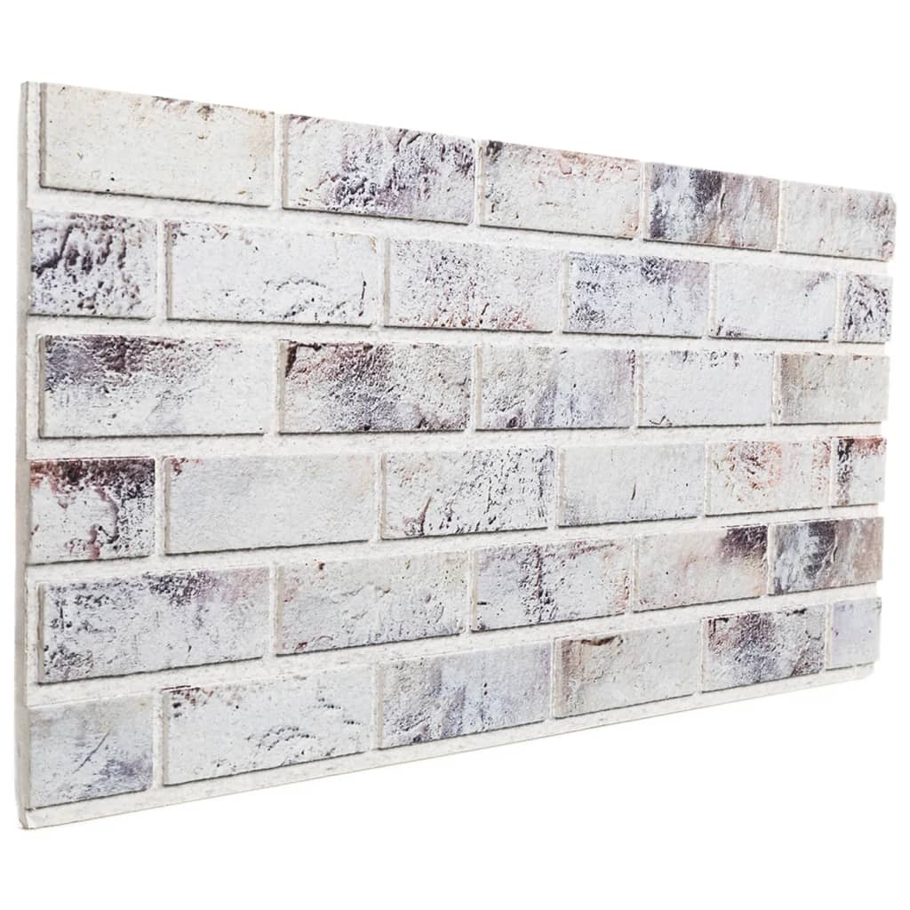 3D Wall Panels 10 pcs Light Grey 100x50 cm EPS