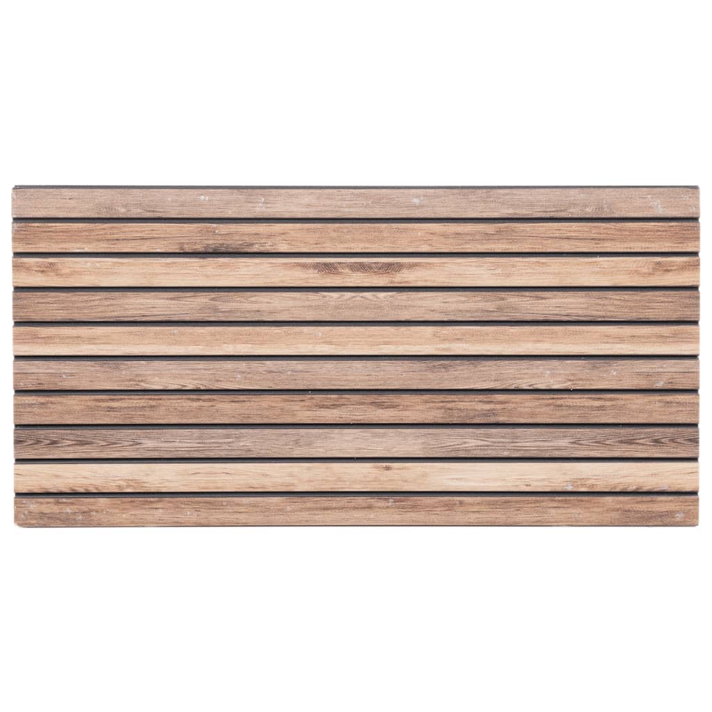 3D Wall Panels 5 pcs Light Brown 100x50 cm EPS