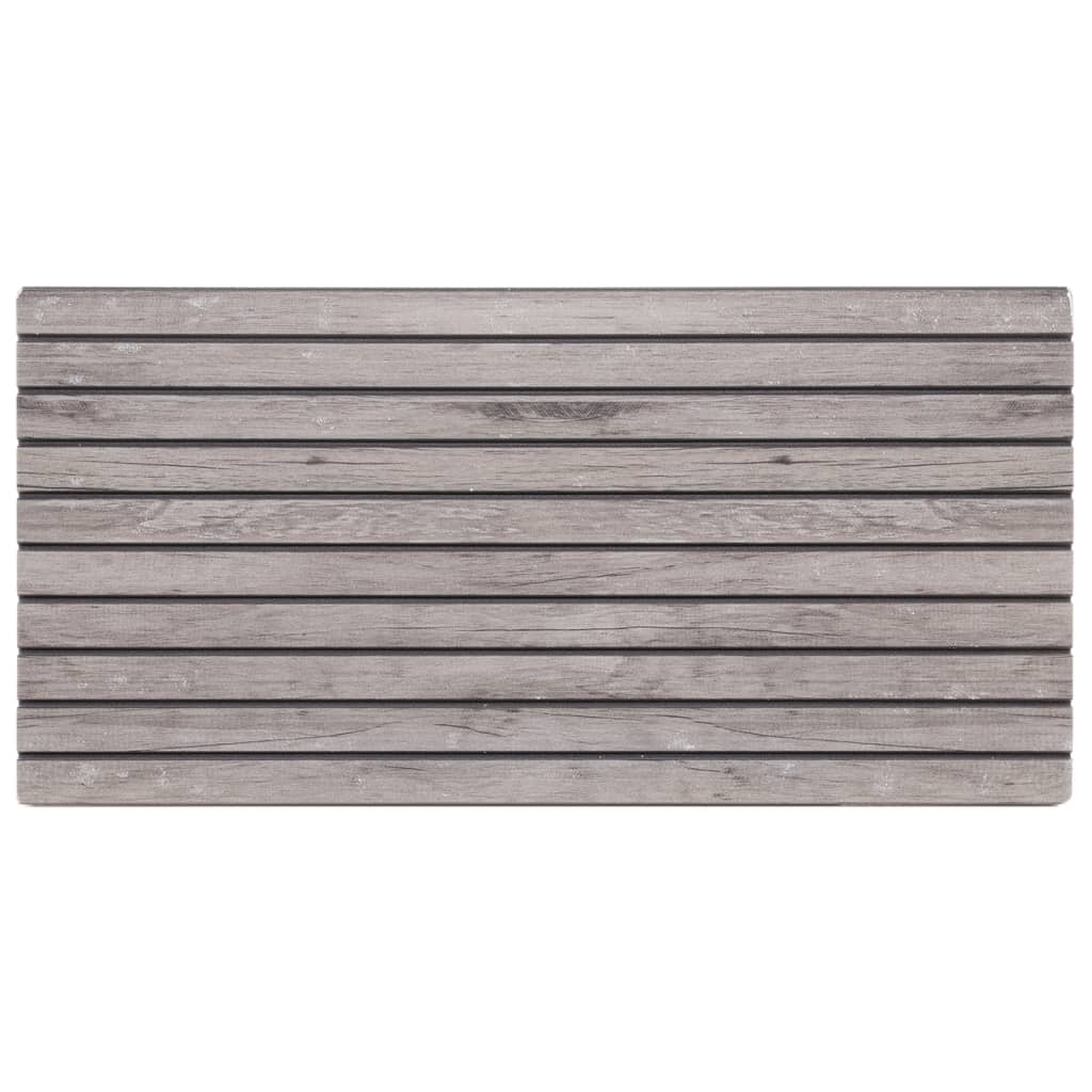 3D Wall Panels 5 pcs Grey 100x50 cm EPS