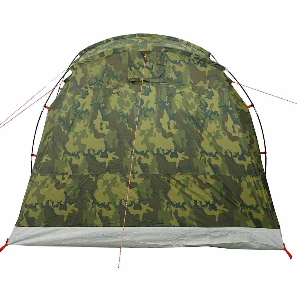 Camping Tent Tunnel 4-Person Camouflage Waterproof
