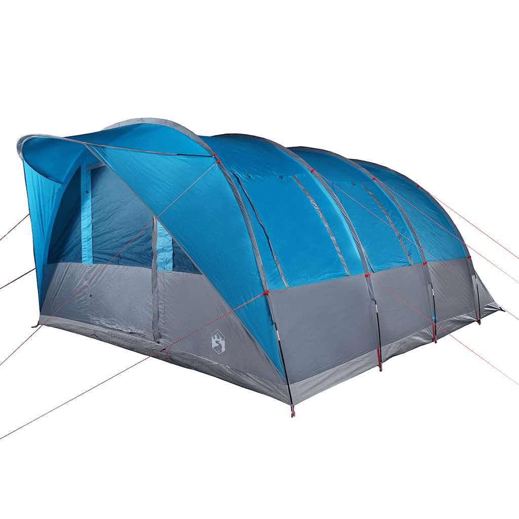 Camping Tent Tunnel 5-Person Blue Waterproof