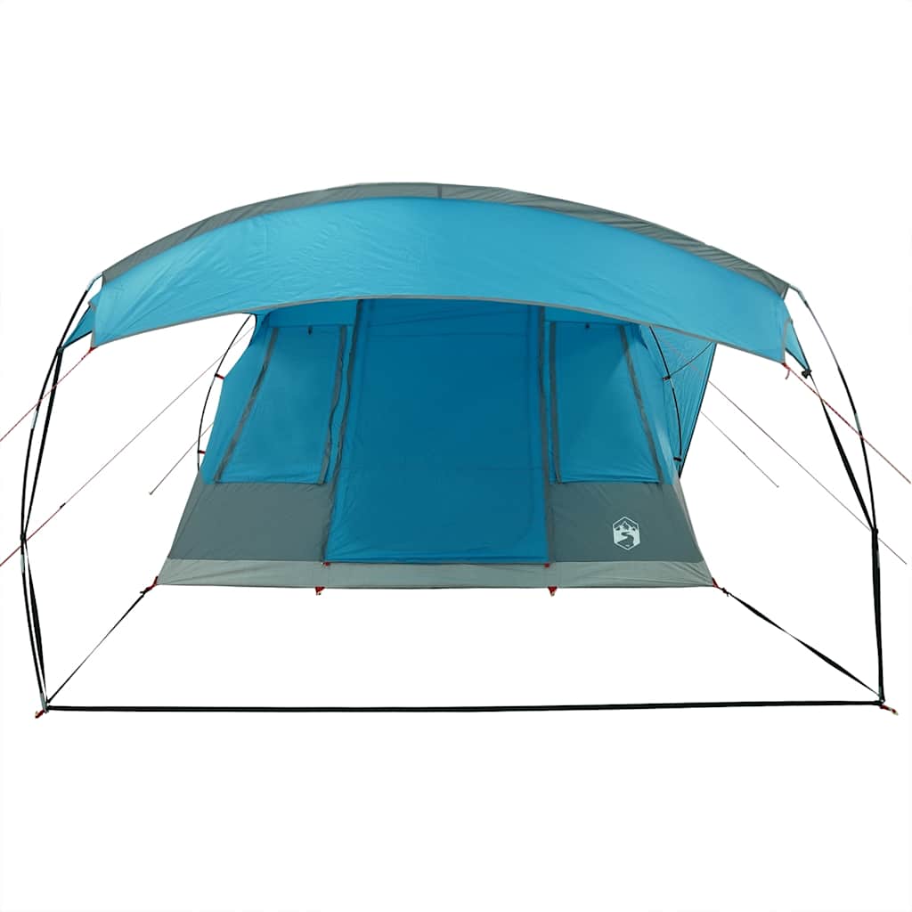 Camping Tent Tunnel 5-Person Blue Waterproof
