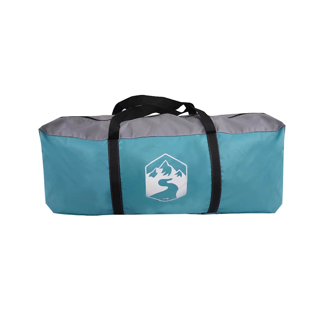 Camping Tent Tunnel 5-Person Blue Waterproof