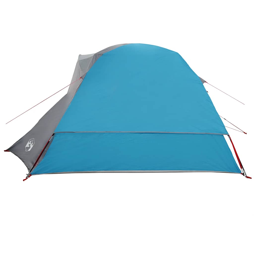 Camping Tent Cabin 4-Person Blue Waterproof