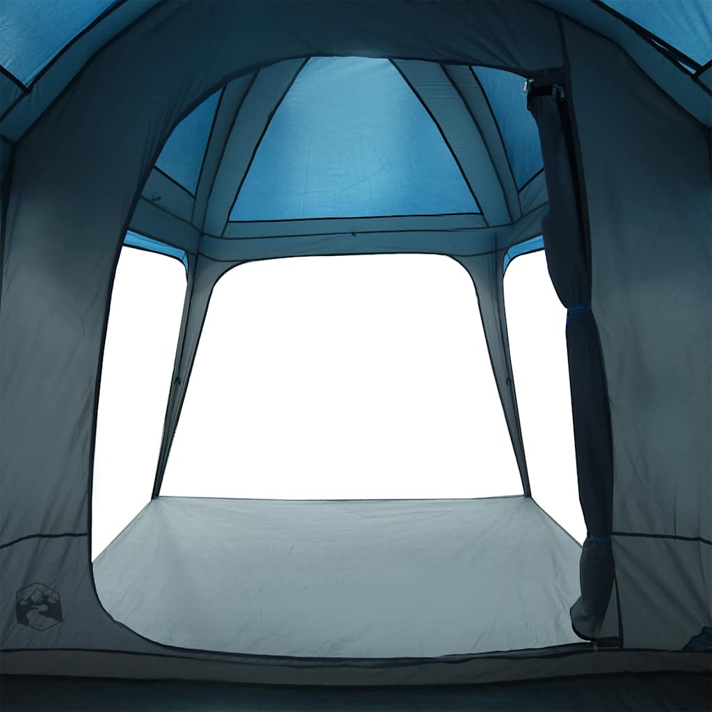 Camping Tent with Porch Dome 5-Person Blue Waterproof
