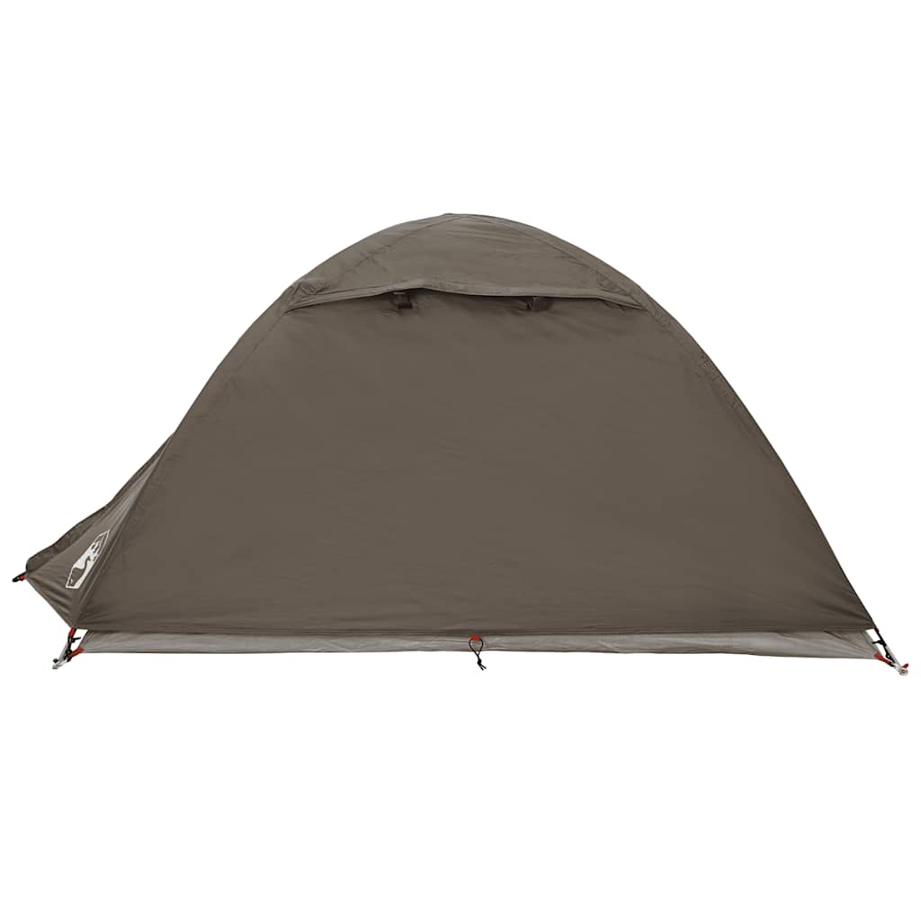 Camping Tent Dome 2-Person Brown Waterproof