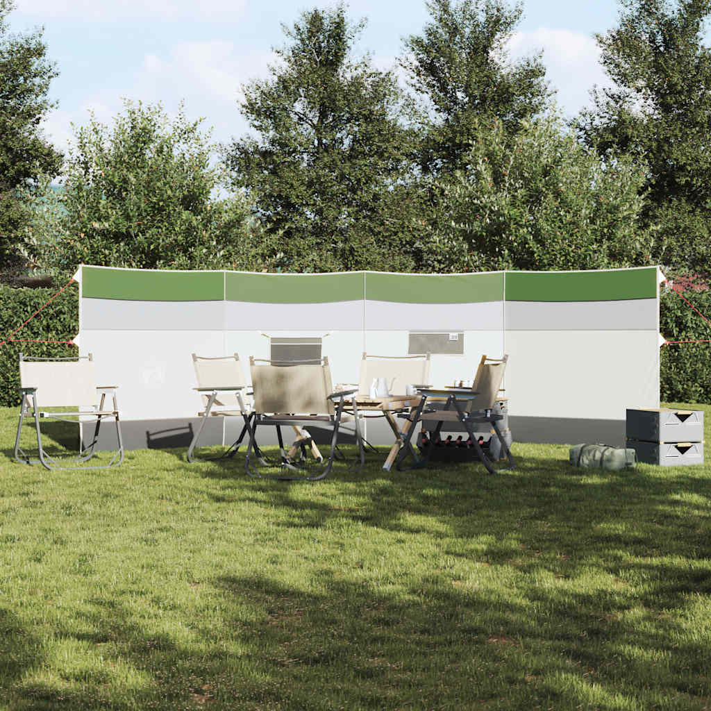 Camping Windbreak Green 510x153 cm Waterproof
