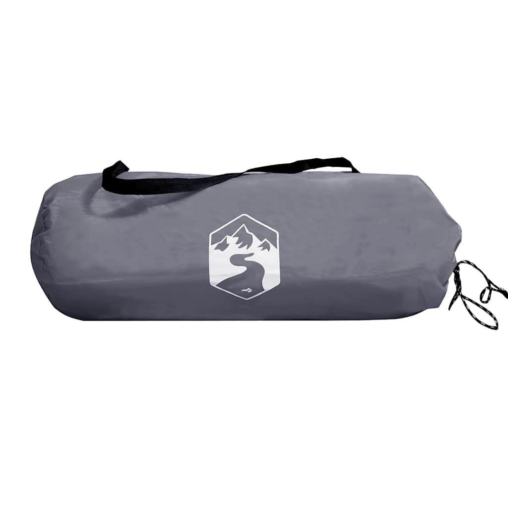 Camping Windbreak Grey and Orange 490x123 cm Waterproof