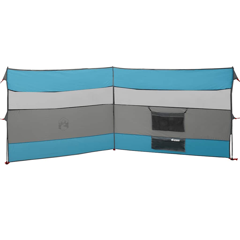 Camping Windbreak Blue 340x130 cm Waterproof