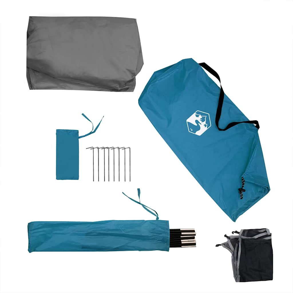 Camping Windbreak Blue 508x130 cm Waterproof