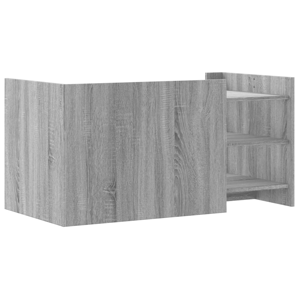 Coffee Table Grey Sonoma 100x50x50 cm Engineered Wood