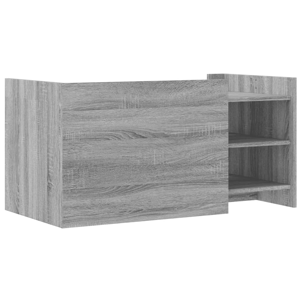 Coffee Table Grey Sonoma 100x50x50 cm Engineered Wood