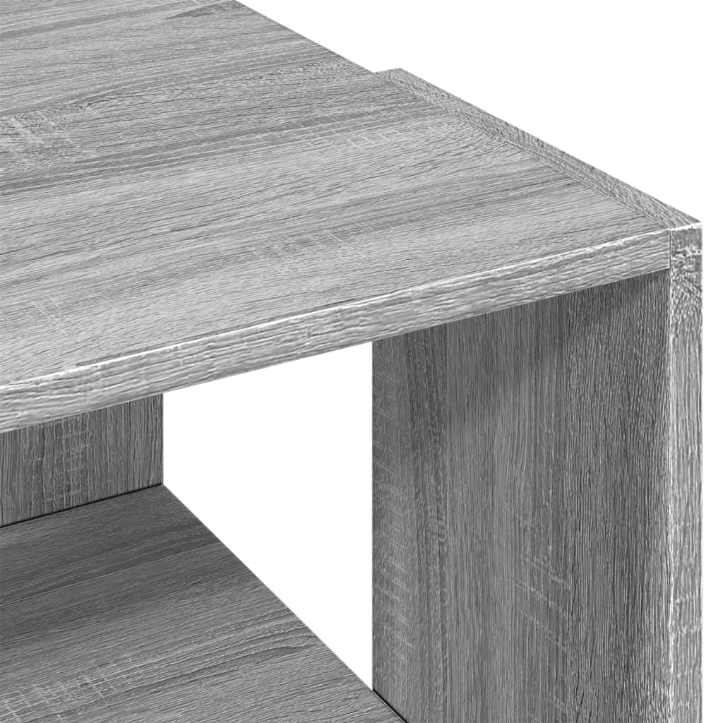 Coffee Table Grey Sonoma 89.5x48x30 cm Engineered Wood
