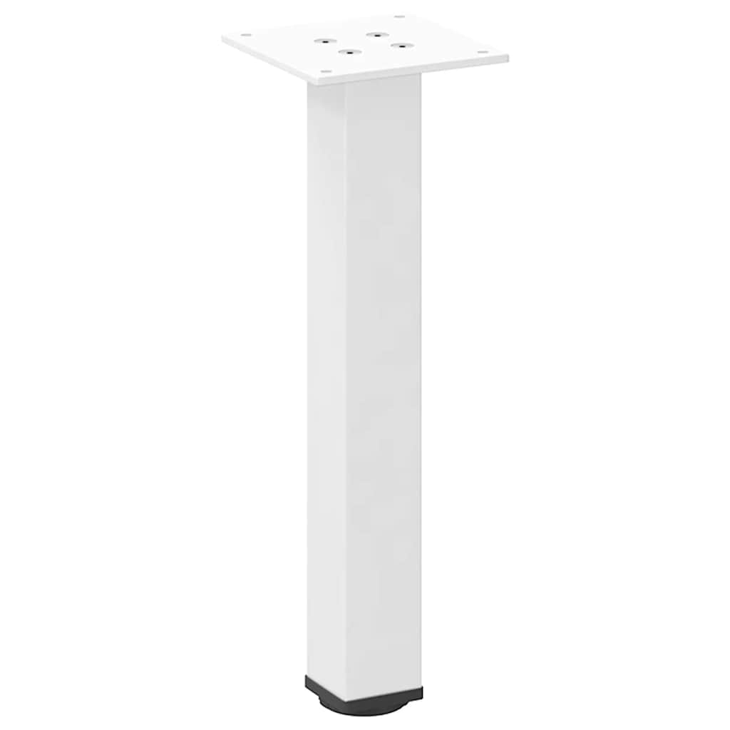 Coffee Table Legs 4 pcs White 30-32 cm Steel