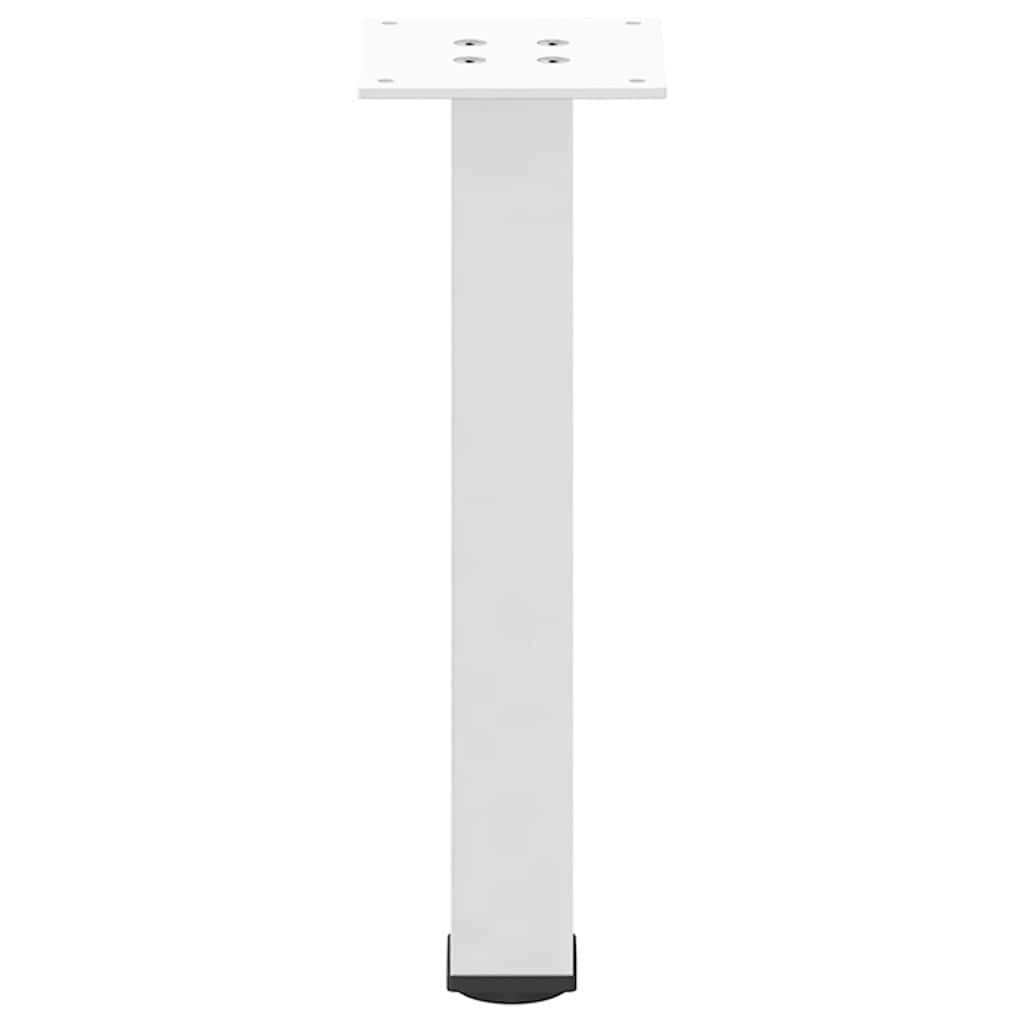 Coffee Table Legs 4 pcs White 30-32 cm Steel