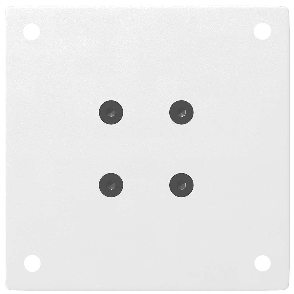 Coffee Table Legs 4 pcs White 30-32 cm Steel