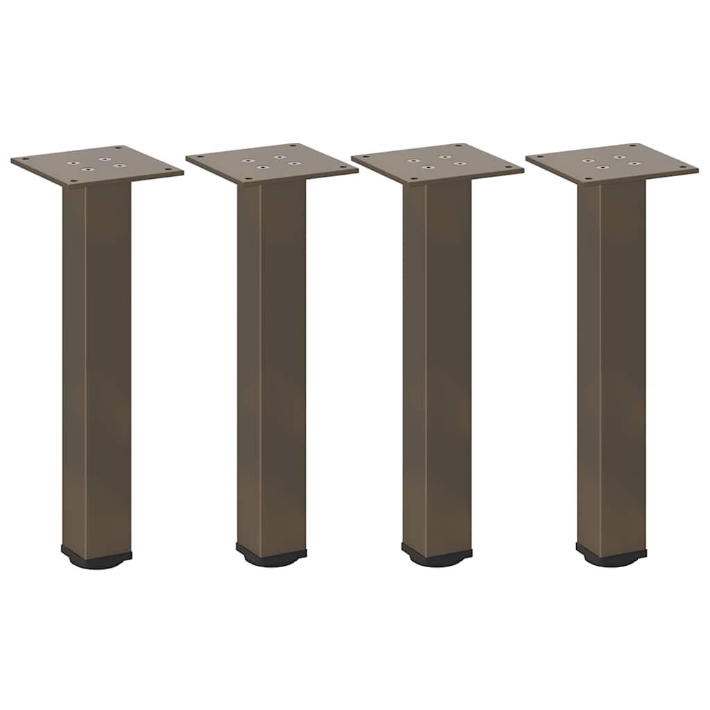 Coffee Table Legs 4 pcs Natural Steel 30-32 cm Steel