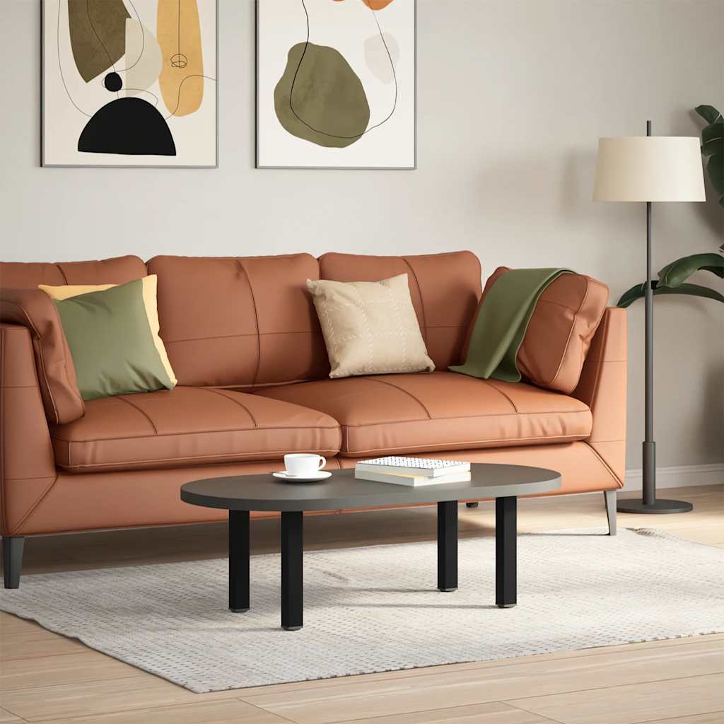 Coffee Table Legs 4 pcs Black 42-44 cm Steel