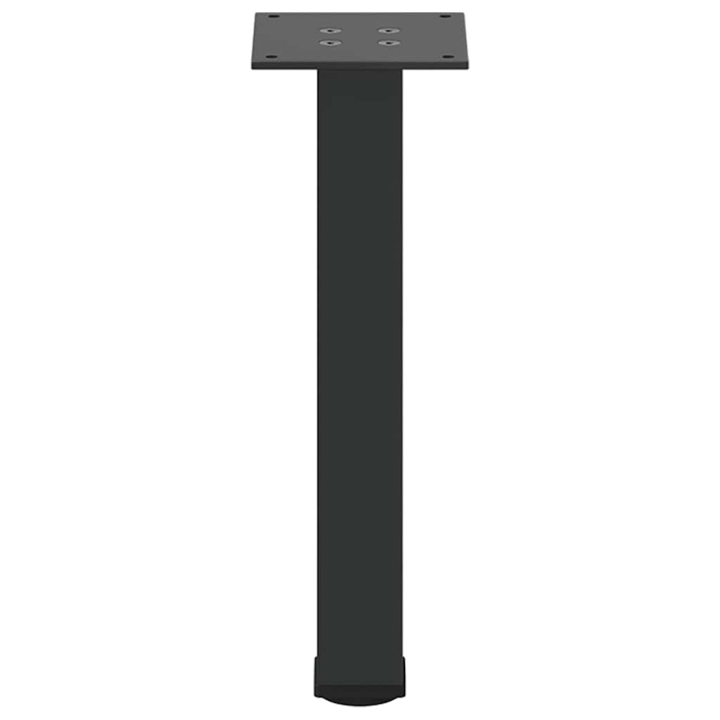 Coffee Table Legs 4 pcs Black 42-44 cm Steel