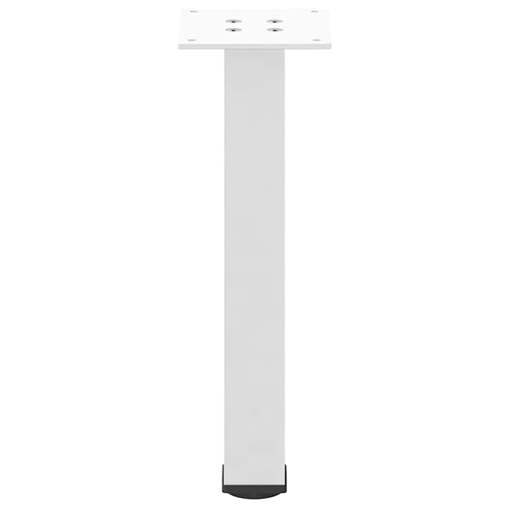 Coffee Table Legs 4 pcs White 42-44 cm Steel