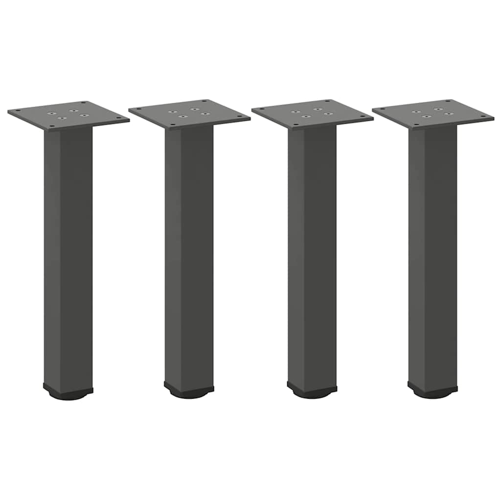 Coffee Table Legs 4 pcs Anthracite 42-44 cm Steel
