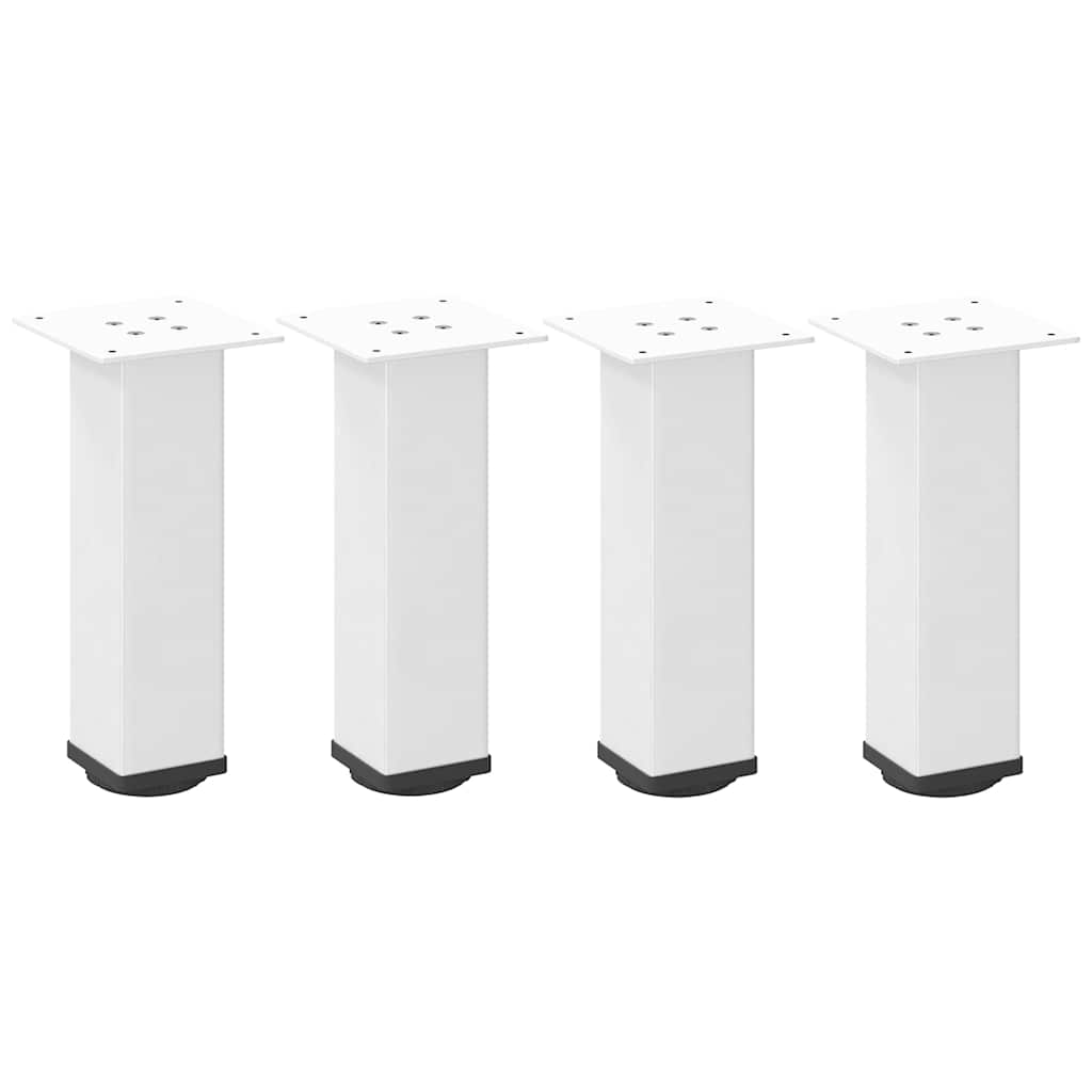 Coffee Table Legs 4 pcs White 42-44 cm Steel