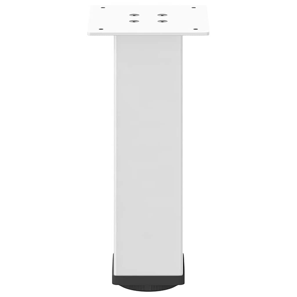 Coffee Table Legs 4 pcs White 42-44 cm Steel