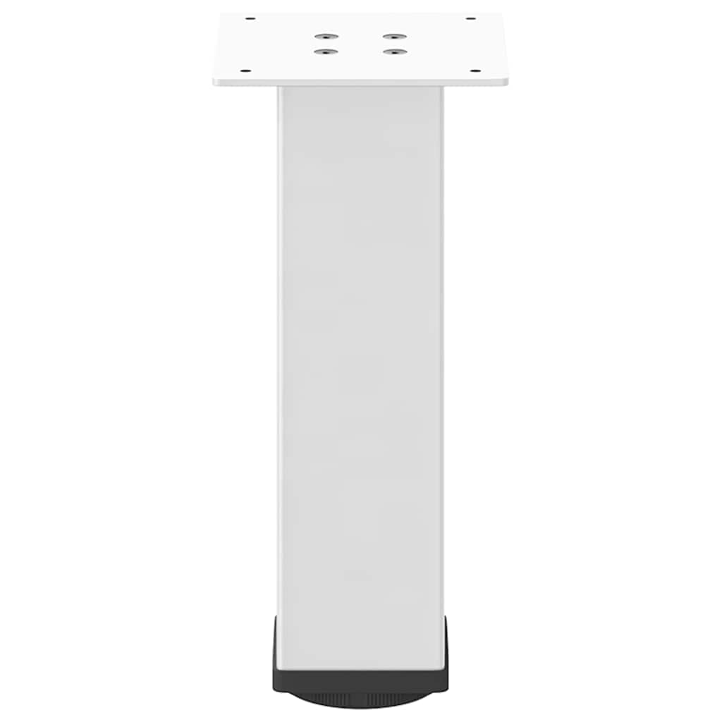 Coffee Table Legs 4 pcs White 42-44 cm Steel