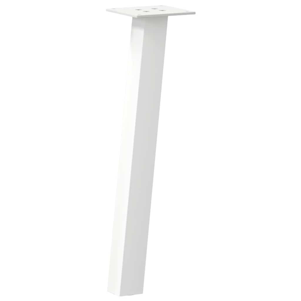 Coffee Table Legs 4 pcs White 42 cm Steel