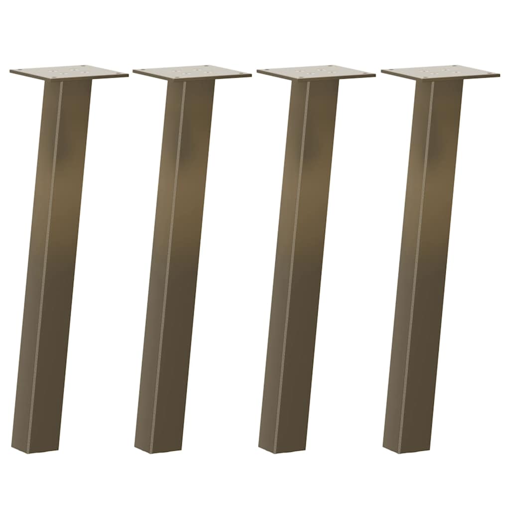 Coffee Table Legs 4 pcs Natural Steel 42 cm Steel