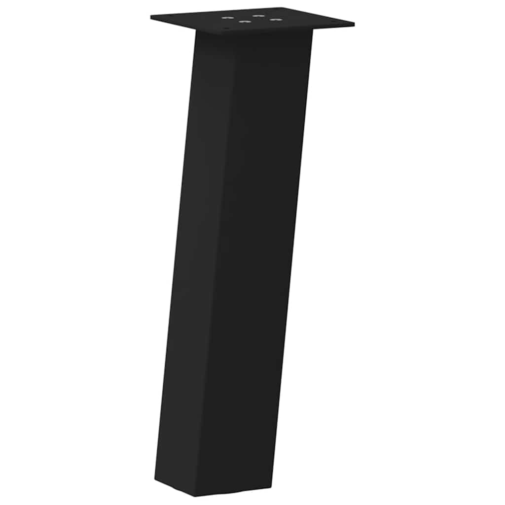 Coffee Table Legs 4 pcs Black 30 cm Steel