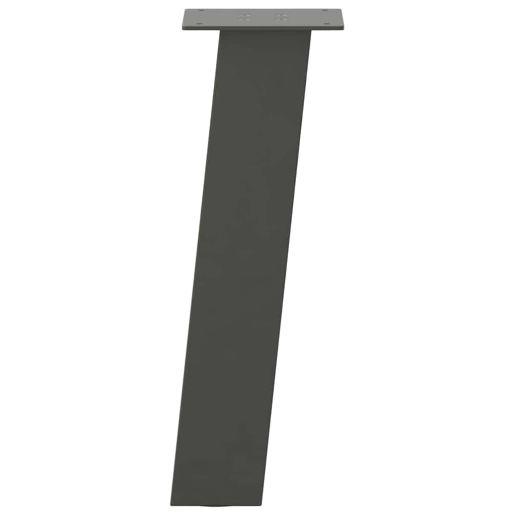 Coffee Table Legs 4 pcs Anthracite 42 cm Steel