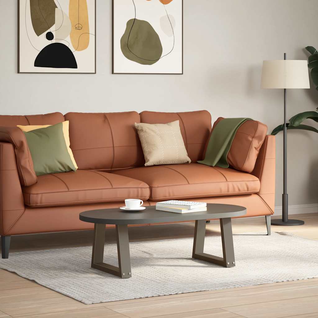 Coffee Table Legs V-Shape 2 pcs Natural Steel 30x(30-31.3) cm Steel