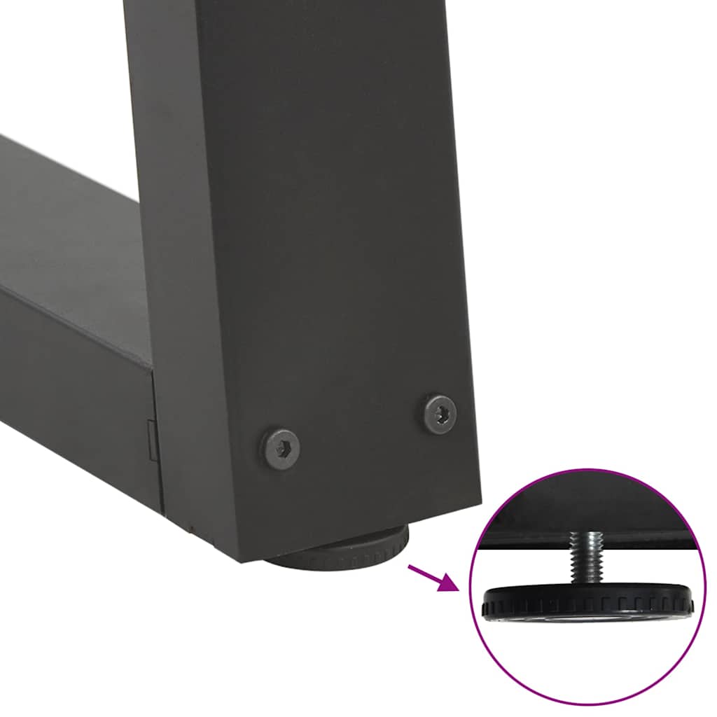 Coffee Table Legs V-Shape 2 pcs Anthracite 40x(30-31.3) cm Steel