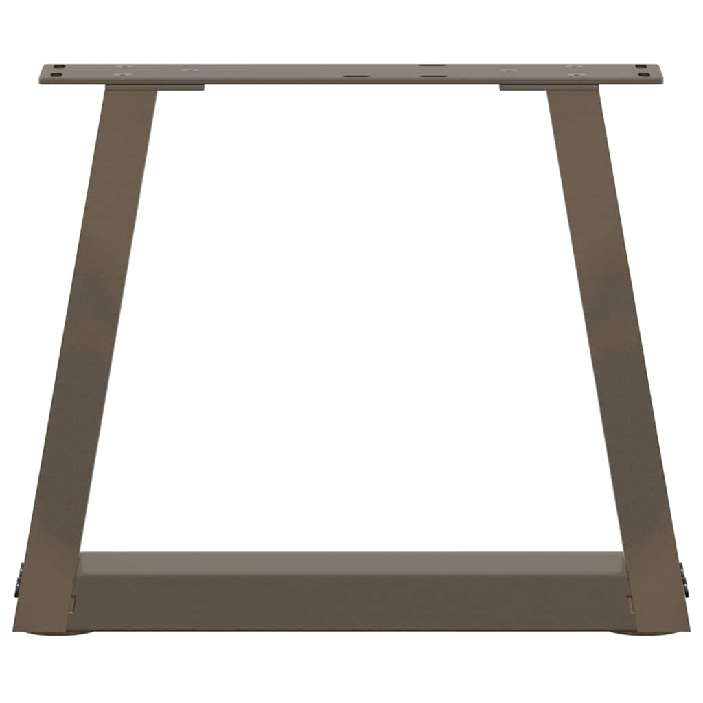 Coffee Table Legs V-Shape 2 pcs Natural Steel 40x(30-31.3) cm Steel
