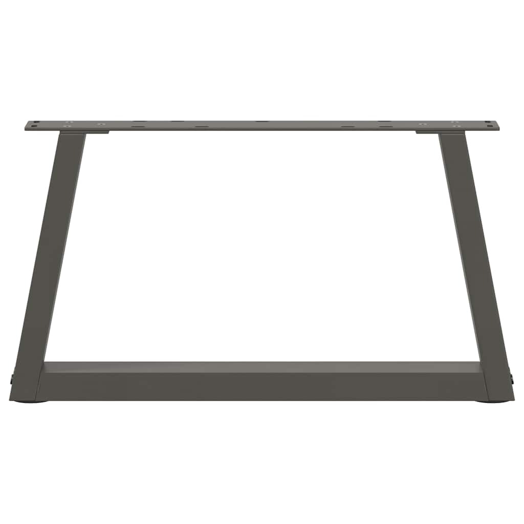 Coffee Table Legs V-Shape 2 pcs Anthracite 50x(30-31.3) cm Steel