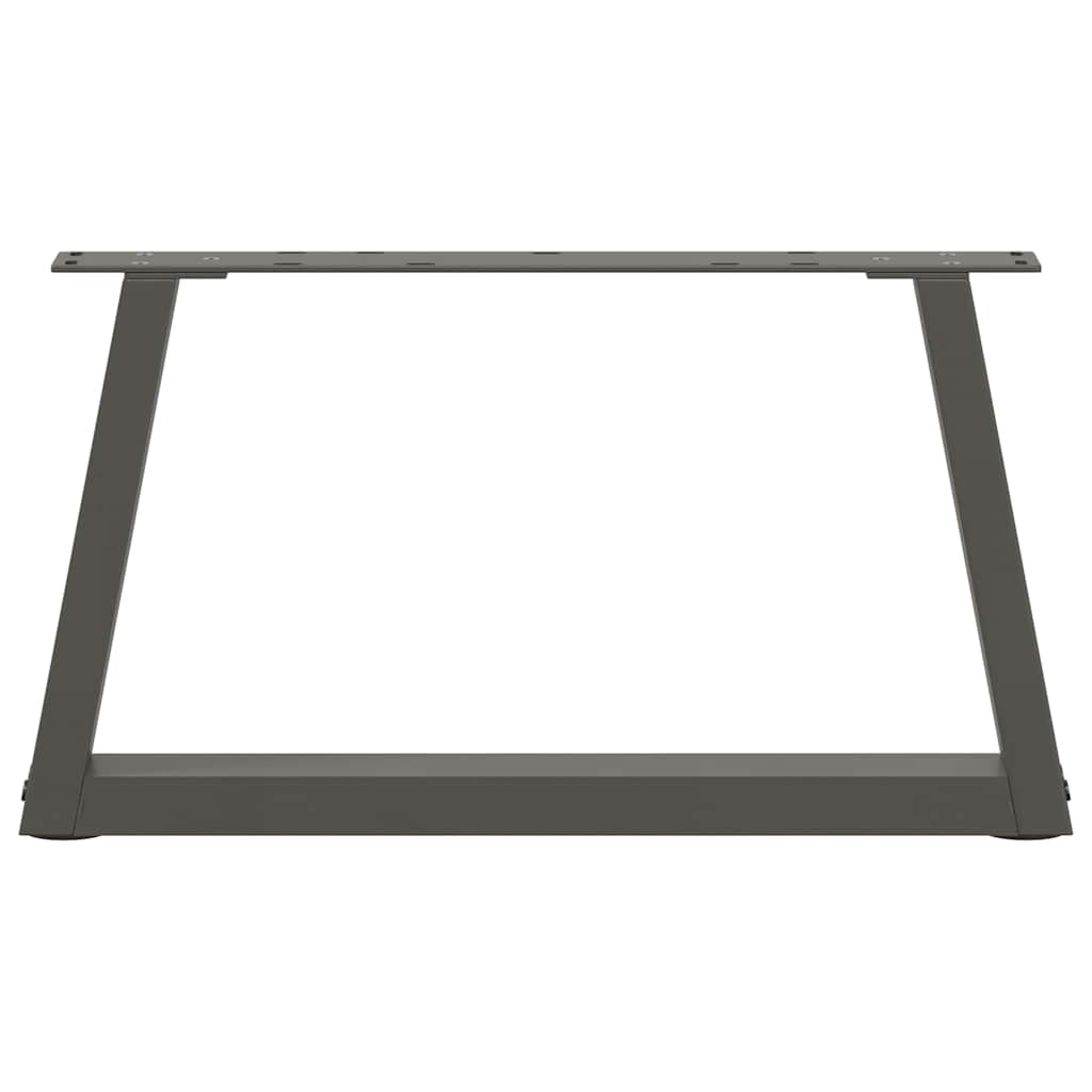 Coffee Table Legs V-Shape 2 pcs Anthracite 60x(30-31.3) cm Steel