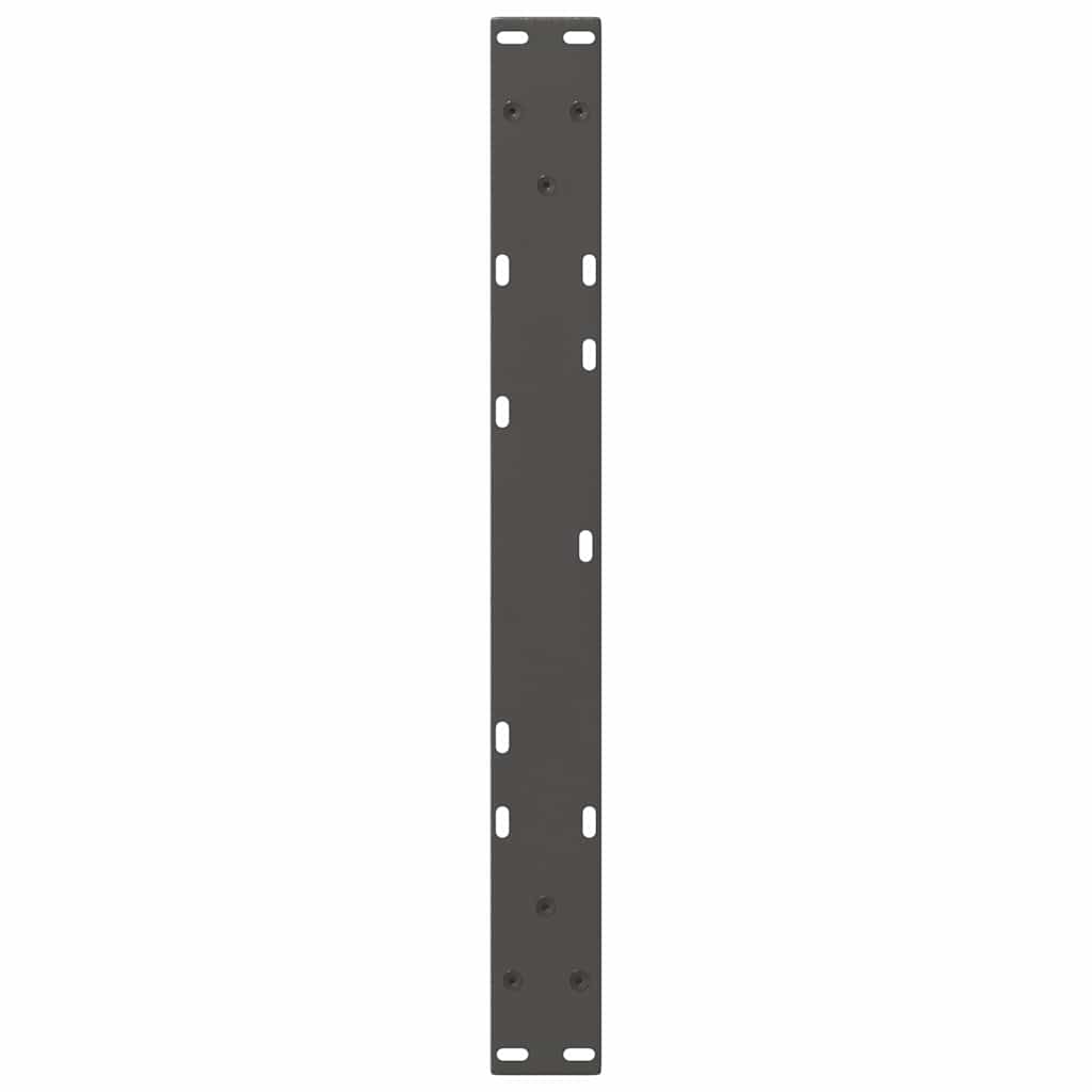 Coffee Table Legs V-Shape 2 pcs Anthracite 70x(30-31.3) cm Steel