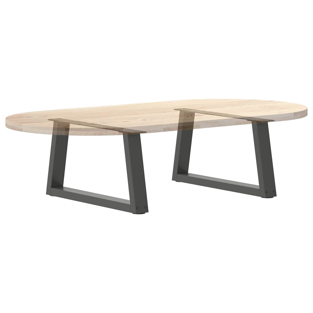 Coffee Table Legs V-Shape 2 pcs Anthracite 70x(30-31.3) cm Steel