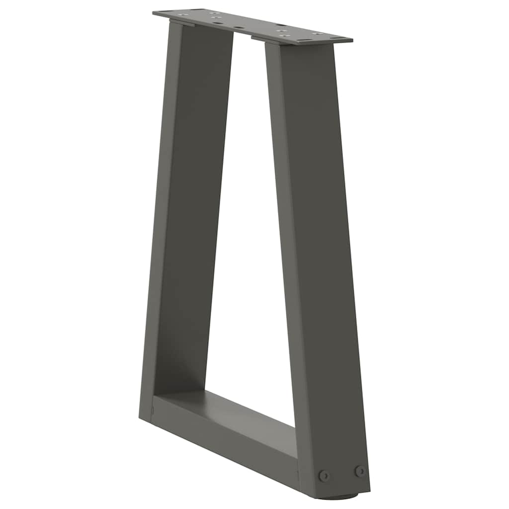 Coffee Table Legs V-Shape 2 pcs Anthracite 28x(42-43.3) cm Steel