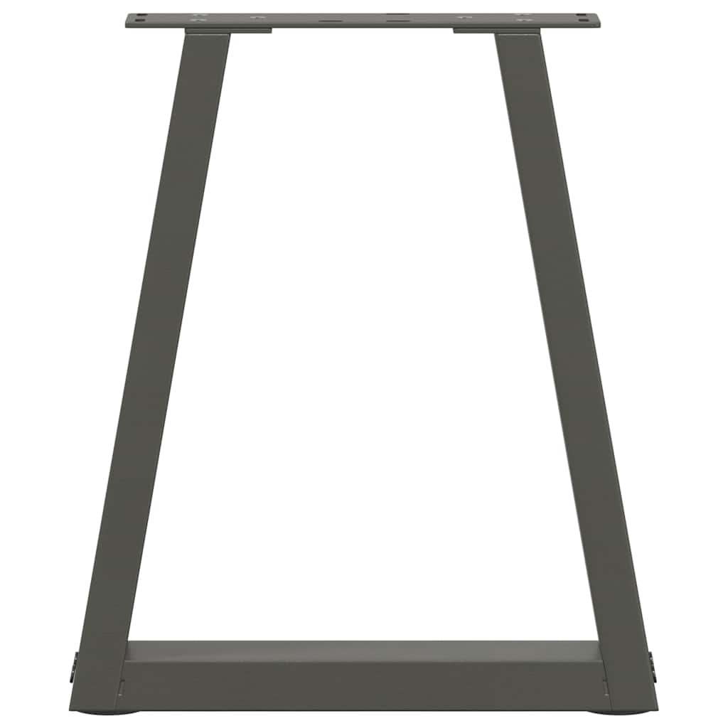 Coffee Table Legs V-Shape 2 pcs Anthracite 28x(42-43.3) cm Steel